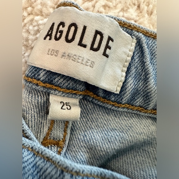 Agolde (Revolve) Light/Medium Wash Skinny Jeans, Tapered leg, Size 25 🩵 - Picture 10 of 11
